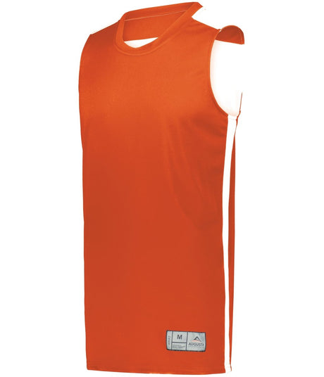 Augusta Sportswear Swish Reversible Basketball Jersey 6927 ORANGE/WHITE S