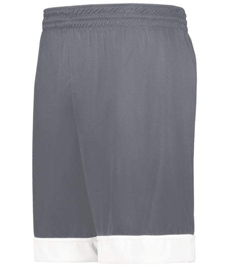Augusta Sportswear Swish Reversible Basketball Shorts 6929 GRAPHITE/WHITE S