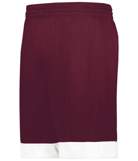 Augusta Sportswear Swish Reversible Basketball Shorts 6929 MAROON/WHITE S