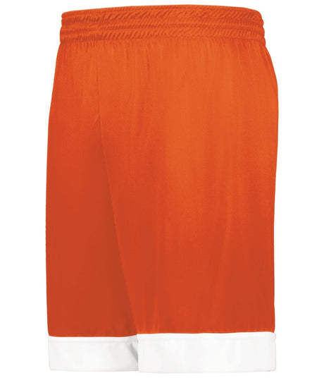 Augusta Sportswear Swish Reversible Basketball Shorts 6929 ORANGE/WHITE S