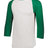 Augusta Sportswear Toddler Baseball 3/4 Sleeve Tee 2.0 422 WHITE/KELLY 2/3T