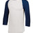 Augusta Sportswear Toddler Baseball 3/4 Sleeve Tee 2.0 422 WHITE/NAVY 2/3T