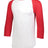 Augusta Sportswear Toddler Baseball 3/4 Sleeve Tee 2.0 422 WHITE/RED 2/3T