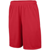 Augusta Sportswear Training Shorts With Pockets 1428 RED S