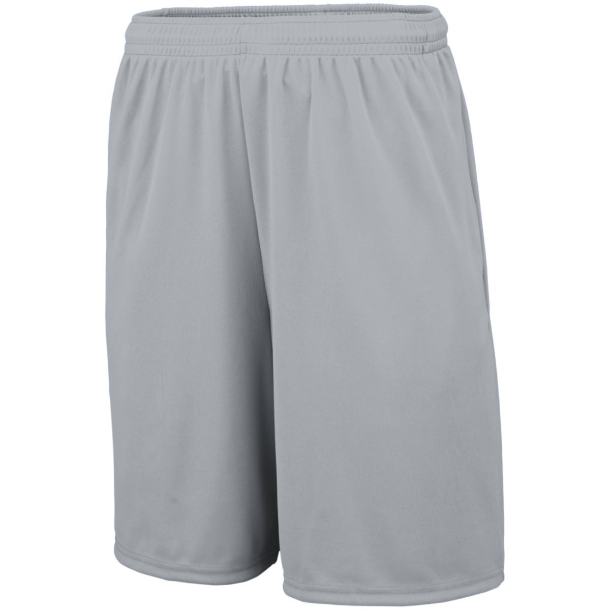 Augusta Sportswear Training Shorts With Pockets 1428 SILVER GREY S