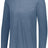 Augusta Sportswear Tri - Blend Long Sleeve Tee 3075 STORM HEATHER S