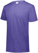 Augusta Sportswear Tri - Blend Tee 3065 PURPLE HEATHER S