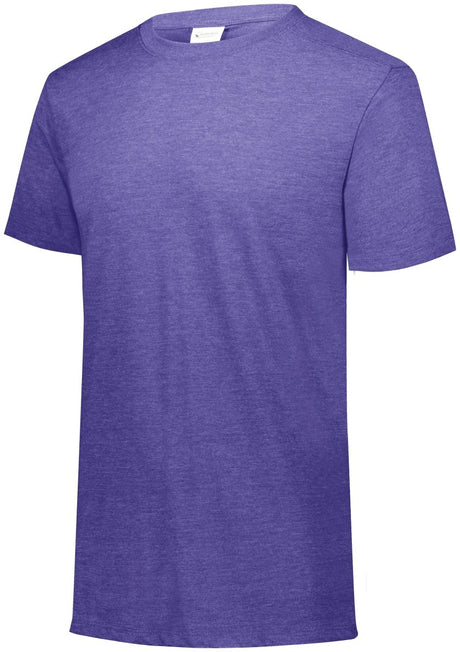 Augusta Sportswear Tri - Blend Tee 3065 PURPLE HEATHER S