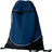 Augusta Sportswear Tri - Color Drawstring Backpack 1920 NAVY/BLACK/WHITE OS
