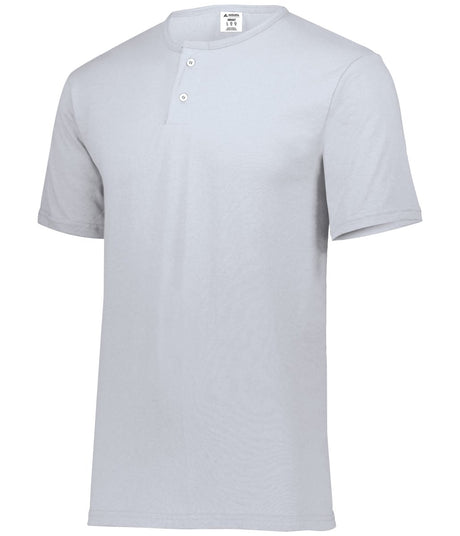 Augusta Sportswear Two - Button Baseball Jersey 580 ASH S