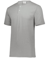 Augusta Sportswear Two - Button Baseball Jersey 580 ATHLETIC HEATHER S