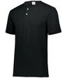 Augusta Sportswear Two - Button Baseball Jersey 580 BLACK S
