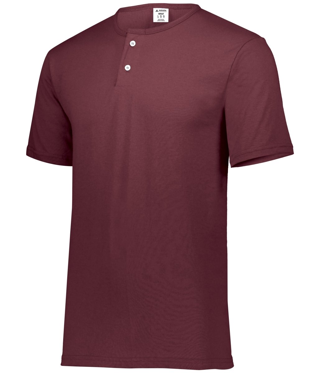 Augusta Sportswear Two - Button Baseball Jersey 580 MAROON S