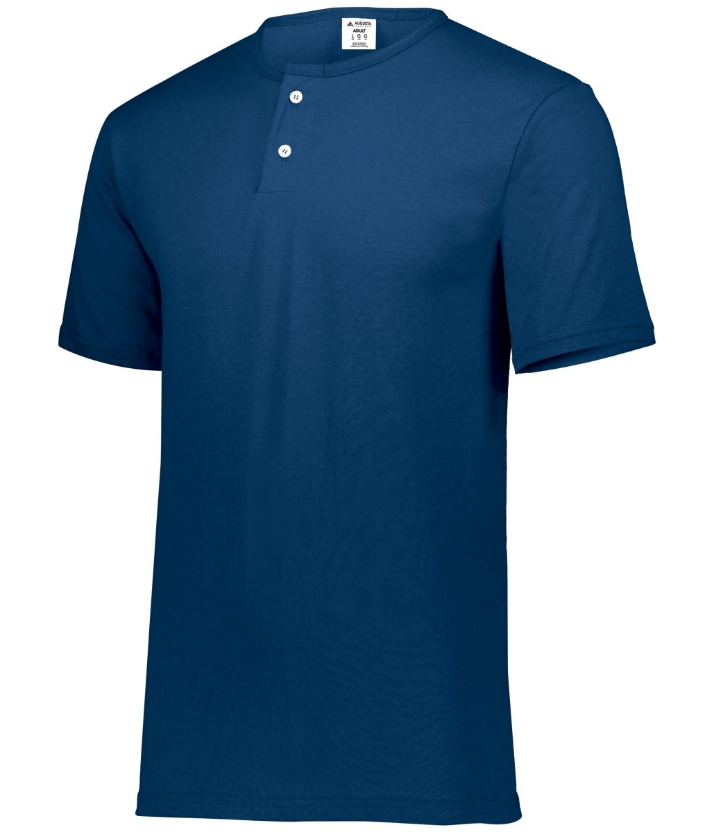 Augusta Sportswear Two - Button Baseball Jersey 580 NAVY S