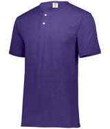 Augusta Sportswear Two - Button Baseball Jersey 580 PURPLE S