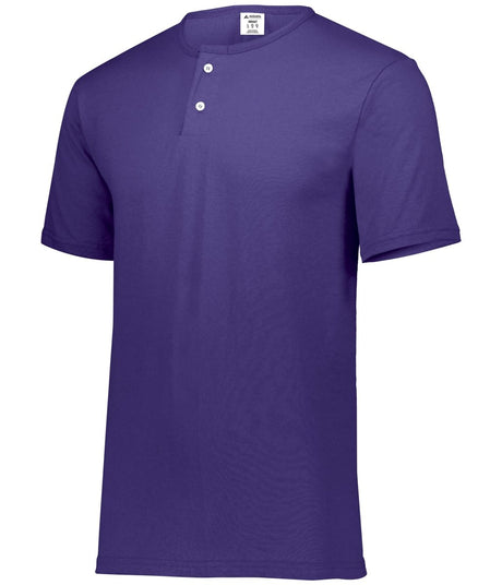 Augusta Sportswear Two - Button Baseball Jersey 580 PURPLE S
