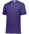 Augusta Sportswear Two - Button Baseball Jersey 580 PURPLE S