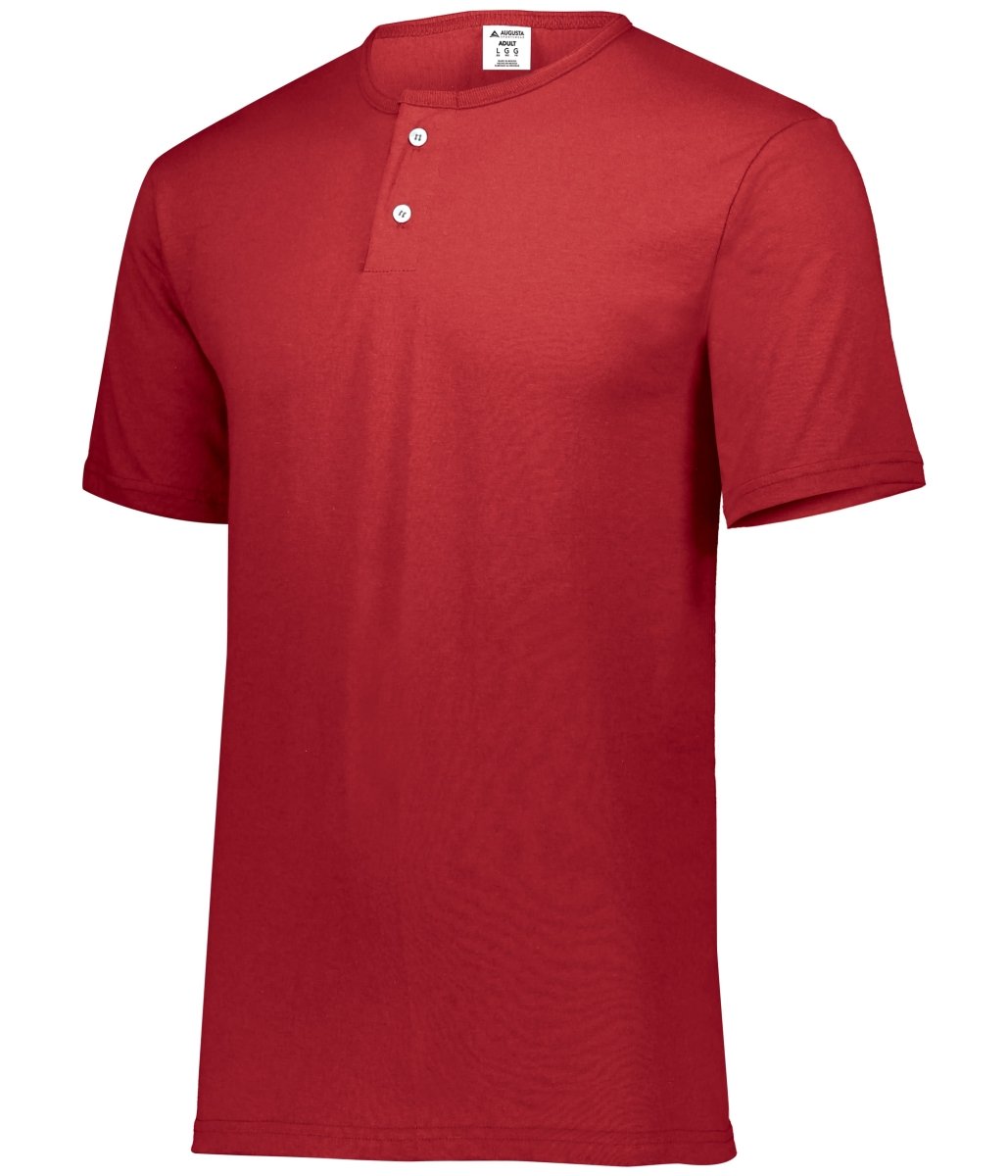 Augusta Sportswear Two - Button Baseball Jersey 580 RED S