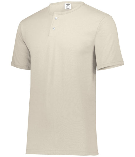 Augusta Sportswear Two - Button Baseball Jersey 580 SILVER GREY S