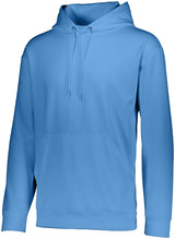 Augusta Sportswear Wicking Fleece Hoodie 5505 COLUMBIA BLUE S