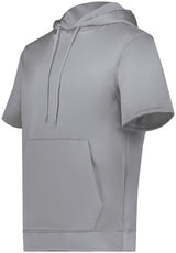 Augusta Sportswear Wicking Fleece Short Sleeve Hoodie 6871 ATHLETIC GREY S