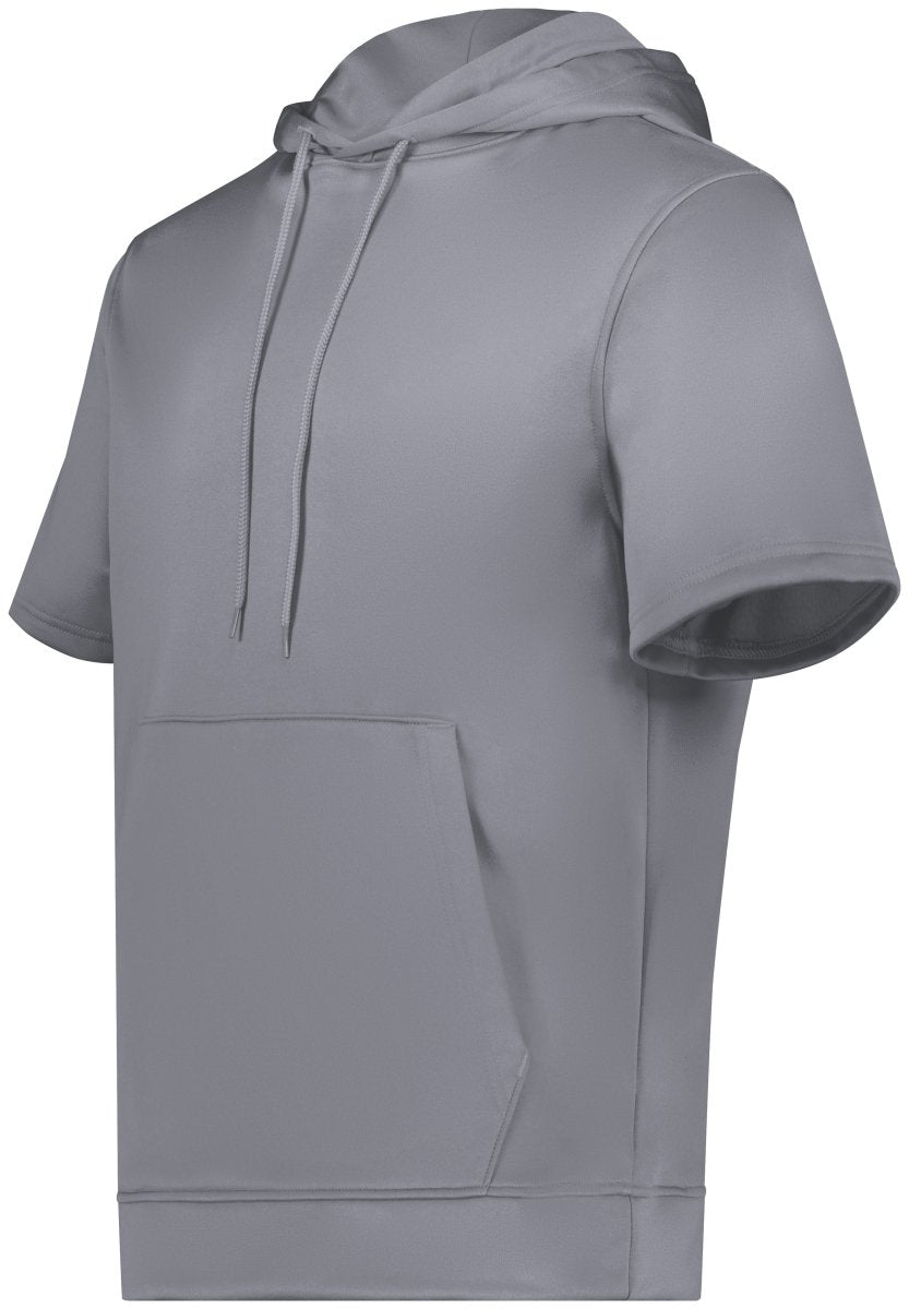 Augusta Sportswear Wicking Fleece Short Sleeve Hoodie 6871 GRAPHITE S