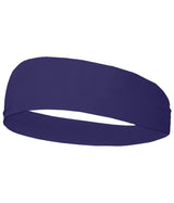 Augusta Sportswear Wide Headband 030100 PURPLE (BA) OS