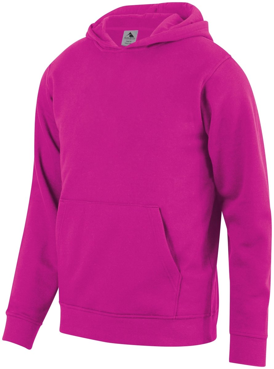 Augusta Sportswear Youth 60/40 Fleece Hoodie 5415 POWER PINK S