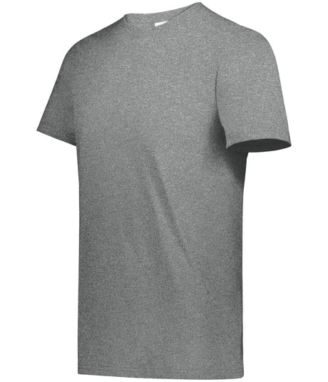 Augusta Sportswear Youth All - Day Core Basic 50/50 Tee 6951 PLATINUM HEATHER S