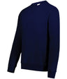 Augusta Sportswear Youth All - Day Core Basics Fleece Crew 6958 MIDNIGHT BLUE S