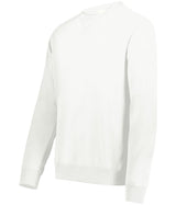 Augusta Sportswear Youth All - Day Core Basics Fleece Crew 6958 ULTRA WHITE S
