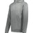 Augusta Sportswear Youth All - Day Core Basics Fleece Hoodie 6956 PLATINUM HEATHER S