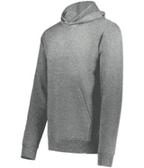 Augusta Sportswear Youth All - Day Core Basics Fleece Hoodie 6956 PLATINUM HEATHER S