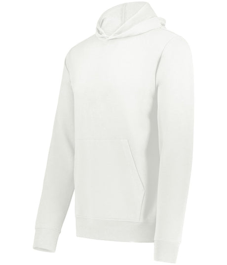 Augusta Sportswear Youth All - Day Core Basics Fleece Hoodie 6956 ULTRA WHITE S
