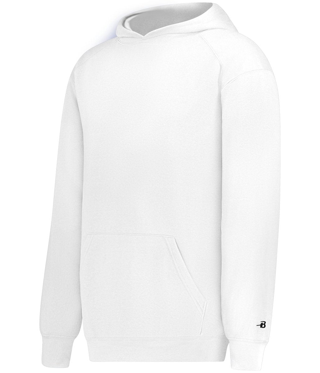 Augusta Sportswear YOUTH ATHLETIC FLEECE HOODIE 225400B WHITE S