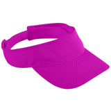 Augusta Sportswear Youth Athletic Mesh Visor 6228 POWER PINK OS