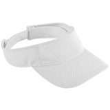 Augusta Sportswear Youth Athletic Mesh Visor 6228 WHITE OS