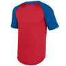 Augusta Sportswear Youth Attain Diamond Jersey 1509 RED/ROYAL S