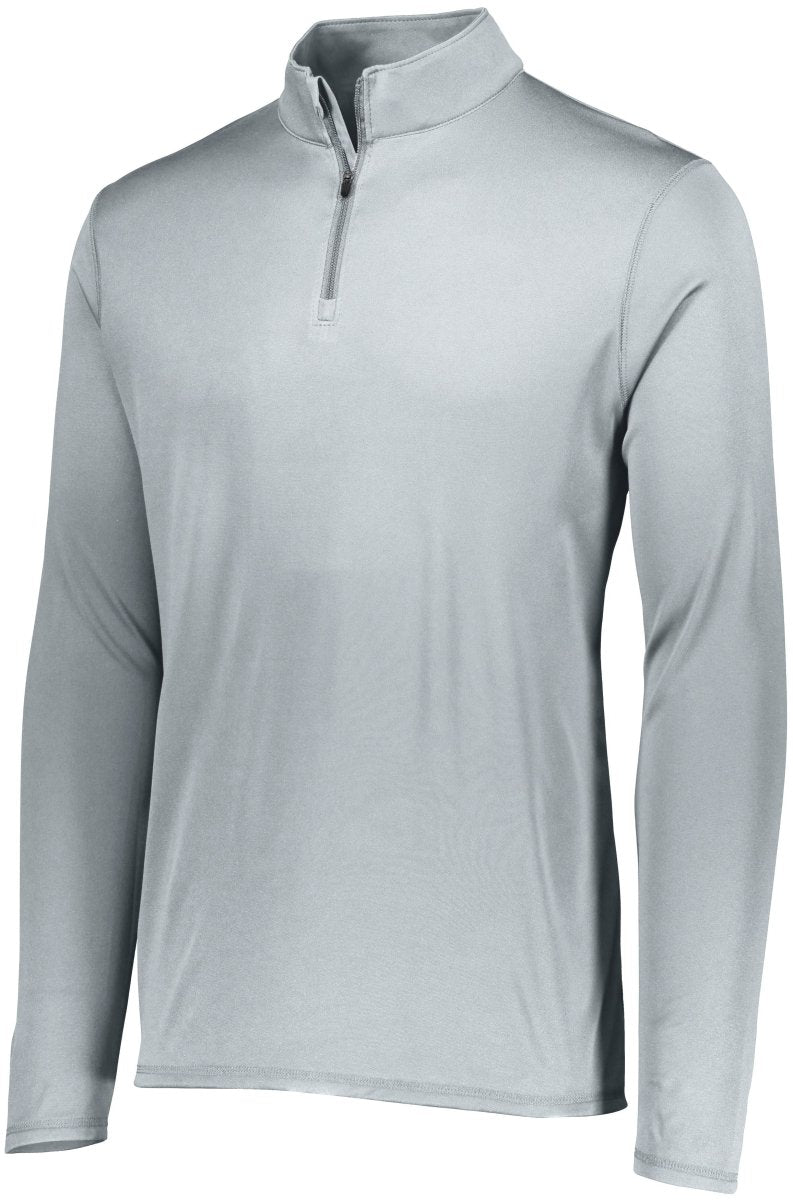 Augusta Sportswear Youth Attain Wicking 1/4 Zip Pullover 2786 SILVER S