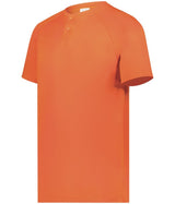 Augusta Sportswear Youth Attain Wicking Two - Button Baseball Jersey 1566 ORANGE S