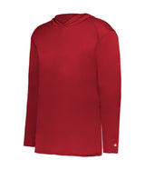Augusta Sportswear YOUTH B - CORE LONG SLEEVE HOODIE 210500 RED (BA) S