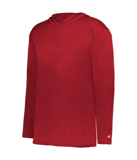 Augusta Sportswear YOUTH B - CORE LONG SLEEVE HOODIE 210500 RED (BA) S