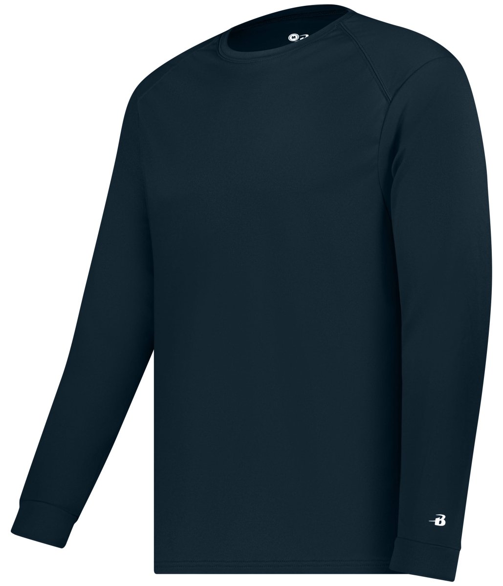 Augusta Sportswear YOUTH B - CORE LONG SLEEVE TEE 210400 NAVY (BA) S