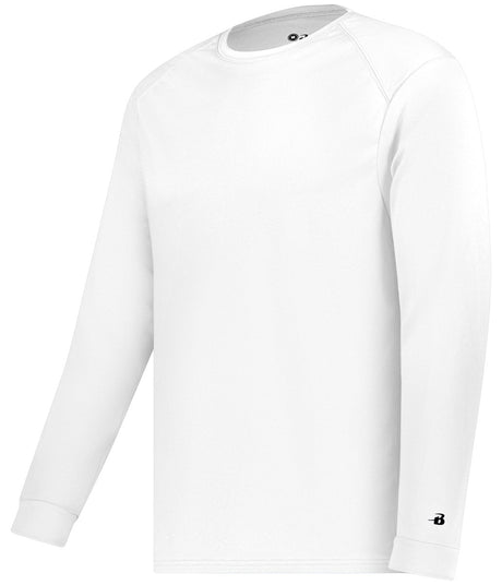 Augusta Sportswear YOUTH B - CORE LONG SLEEVE TEE 210400 WHITE S