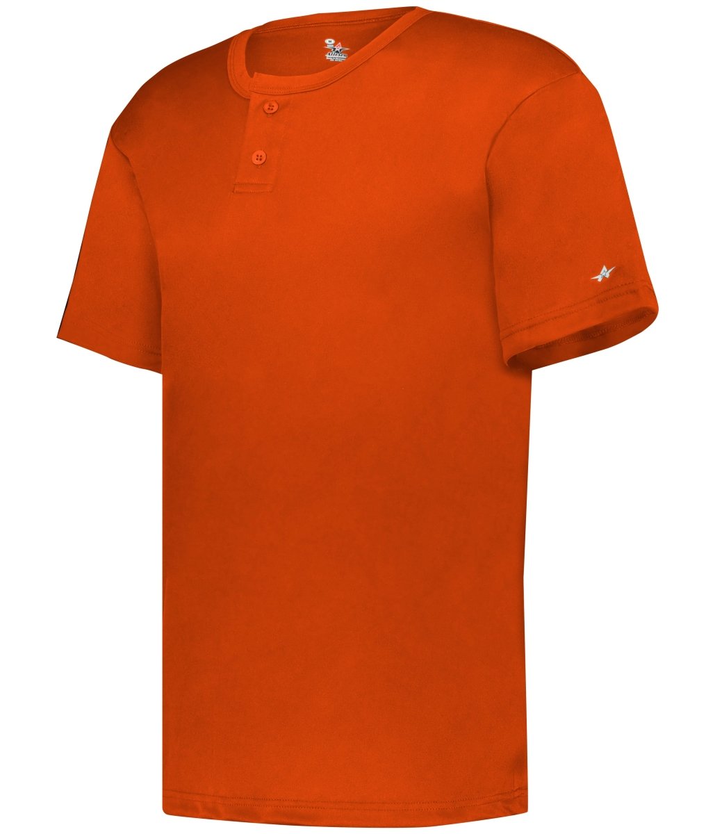 Augusta Sportswear YOUTH B - CORE TWO - BUTTON BASEBALL JERSEY 293000 BURNT ORANGE (BA) S