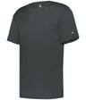 Augusta Sportswear YOUTH B - CORE TWO - BUTTON BASEBALL JERSEY 293000 GRAPHITE (BA) S