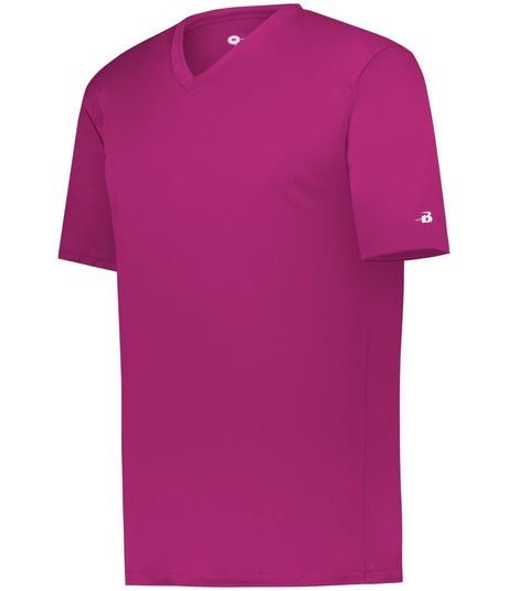 Augusta Sportswear YOUTH B - CORE V - NECK TEE 216200 HOT PINK (BA) S