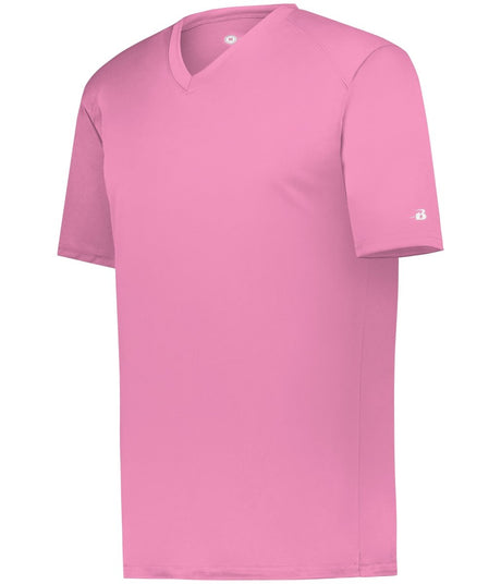 Augusta Sportswear YOUTH B - CORE V - NECK TEE 216200 PINK S