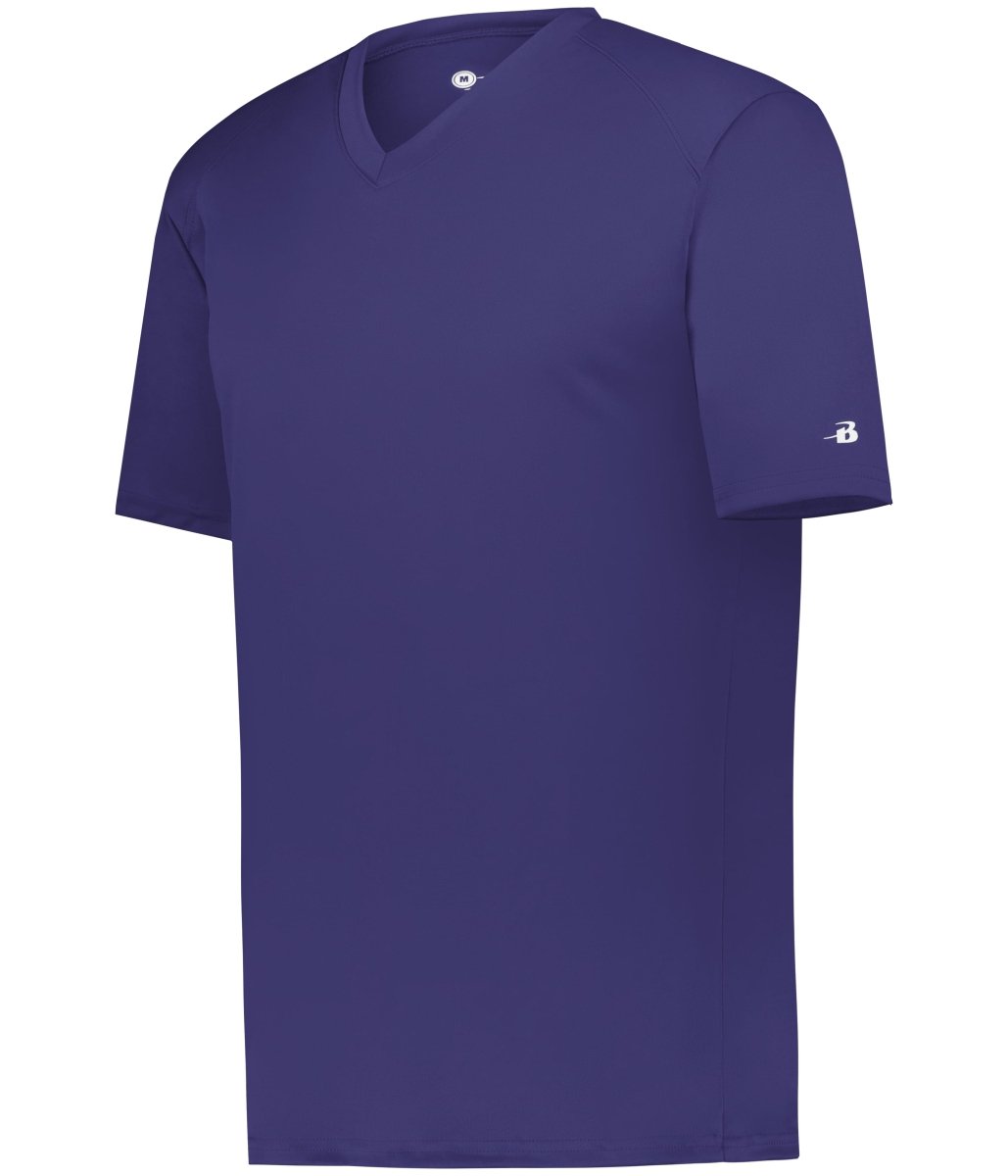 Augusta Sportswear YOUTH B - CORE V - NECK TEE 216200 PURPLE (BA) S