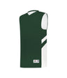 Augusta Sportswear YOUTH B - PIVOT REVERSIBLE BASKETBALL JERSEY 256600 FOREST/WHITE (BA) S